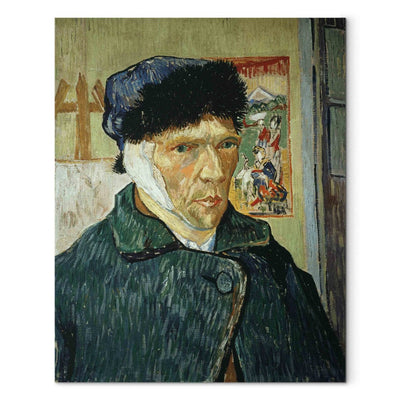 Maalauksen lisääntyminen (Vincent Van Gogh) - Selfportrait side -korvan kanssa