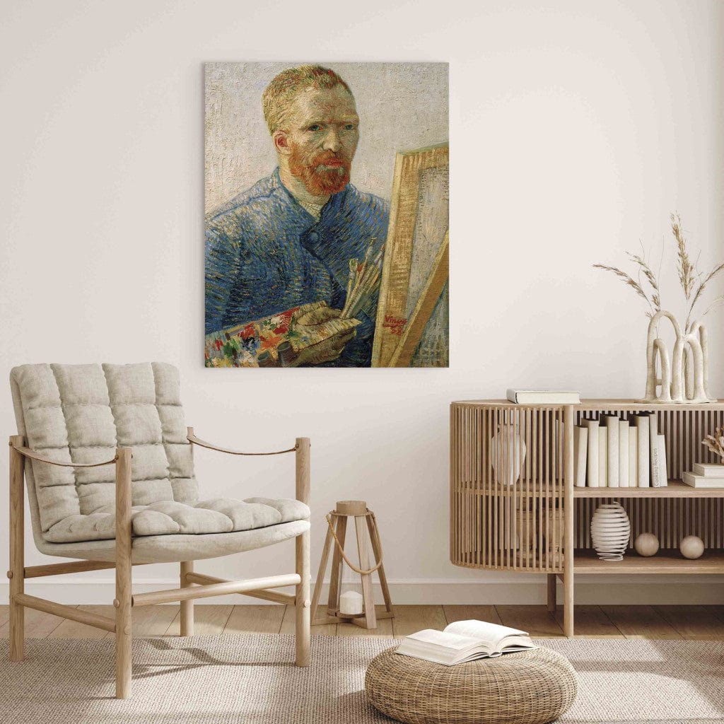 Gleznas reprodukcija /Vinsents van Gogs/ - Pašportrets pie molberta G ART