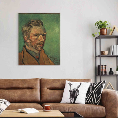 Reproduction of painting (Vincent van Gogh) - self -portrait v g art