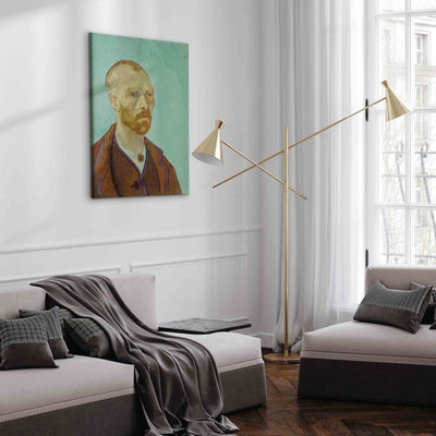 Reproduction of painting (Vincent van Gogh) - Self -portrait dedicated to Paul Gežen G Art