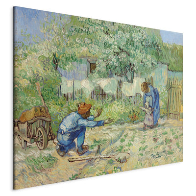 Reproduction of painting (Vincent van Gogh) - the first steps g Art