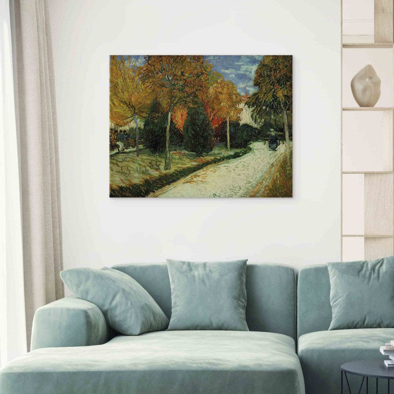 Reproduction of painting (Vincent van Gogh) - Autumn Garden G Art