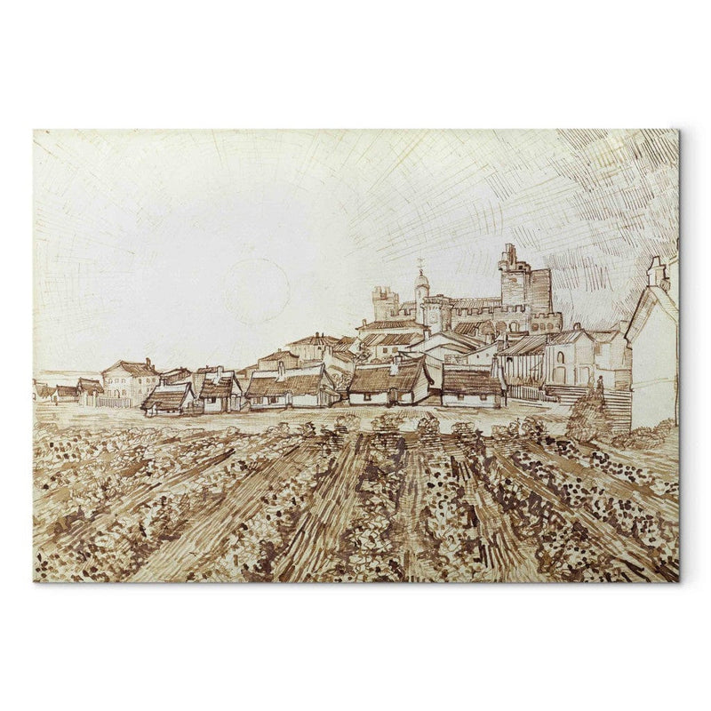 Maali reprodutseerimine (Vincent Van Gogh) - Saintes -Maries Vaata G Art