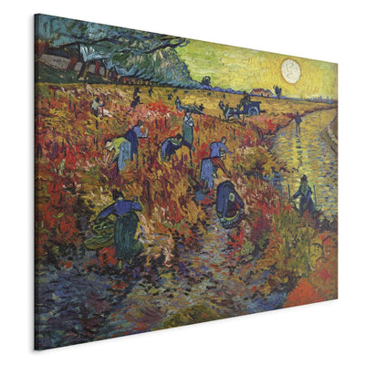 Reproduction of painting (Vincent van Gogh) - Red wine garden g art
