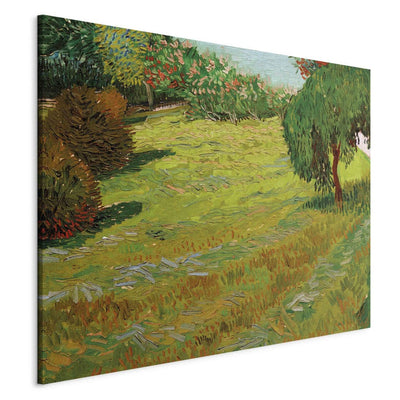 Reproduction of painting (Vincent van Gogh) - a sunny lawn in public park g Art