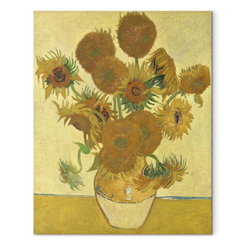Maalauksen lisääntyminen (Vincent Van Gogh) - auringonkukka iv g taide