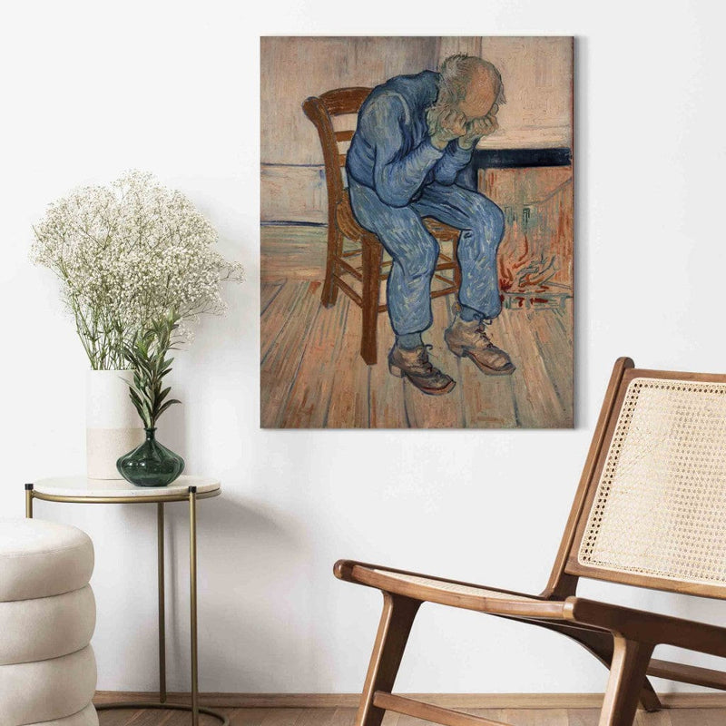 Reproduction of painting (Vincent van Gogh) - a sad old man g art