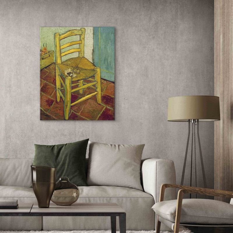 Reproduction of painting (Vincent van Gogh) - van Goga chair g art