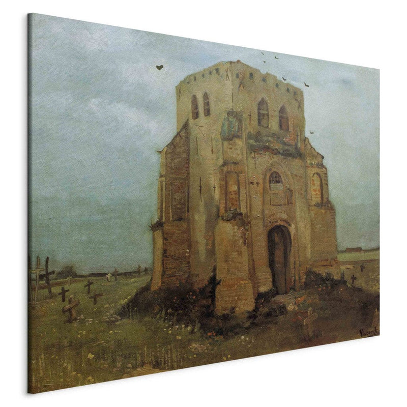 Reproduction of painting (Vincent van Gogh) - Old Church Tower in Nuenen G Art