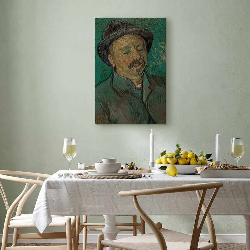 Reproduction of painting (Vincent van Gogh) - a portrait of a lone man g Art