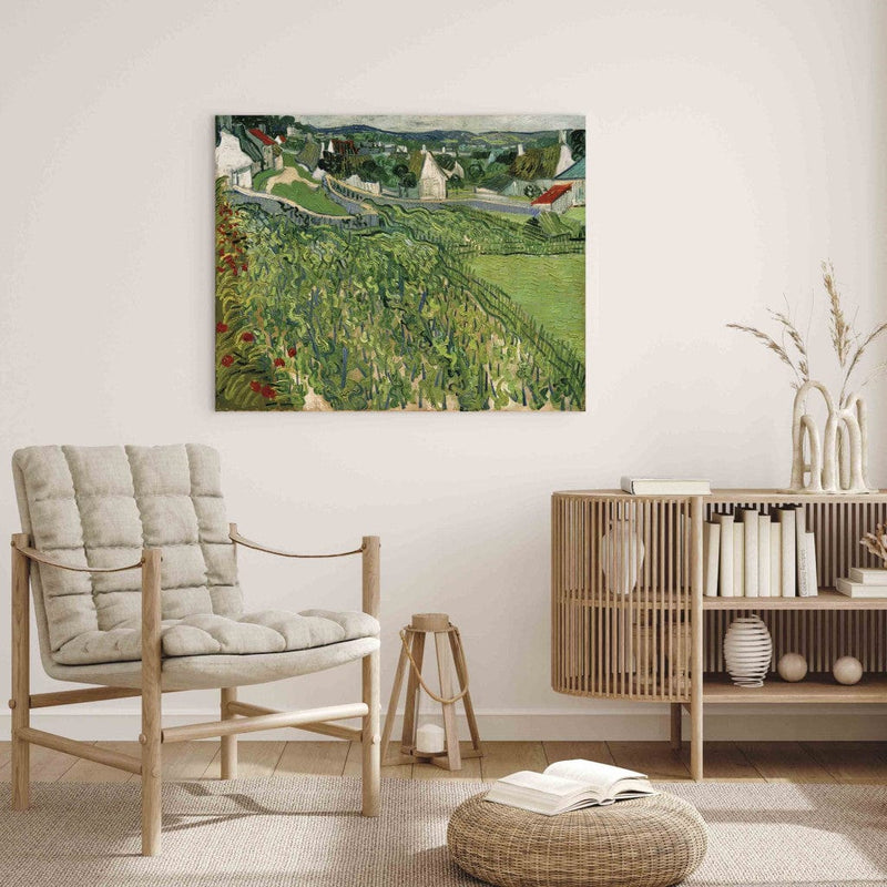 Reproduction of painting (Vincent van Gogh) - Vineyards at Overas G Art