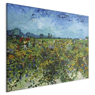 Maali reprodutseerimine (Vincent Van Gogh) - roheline viinamarjaistanduse G kunst