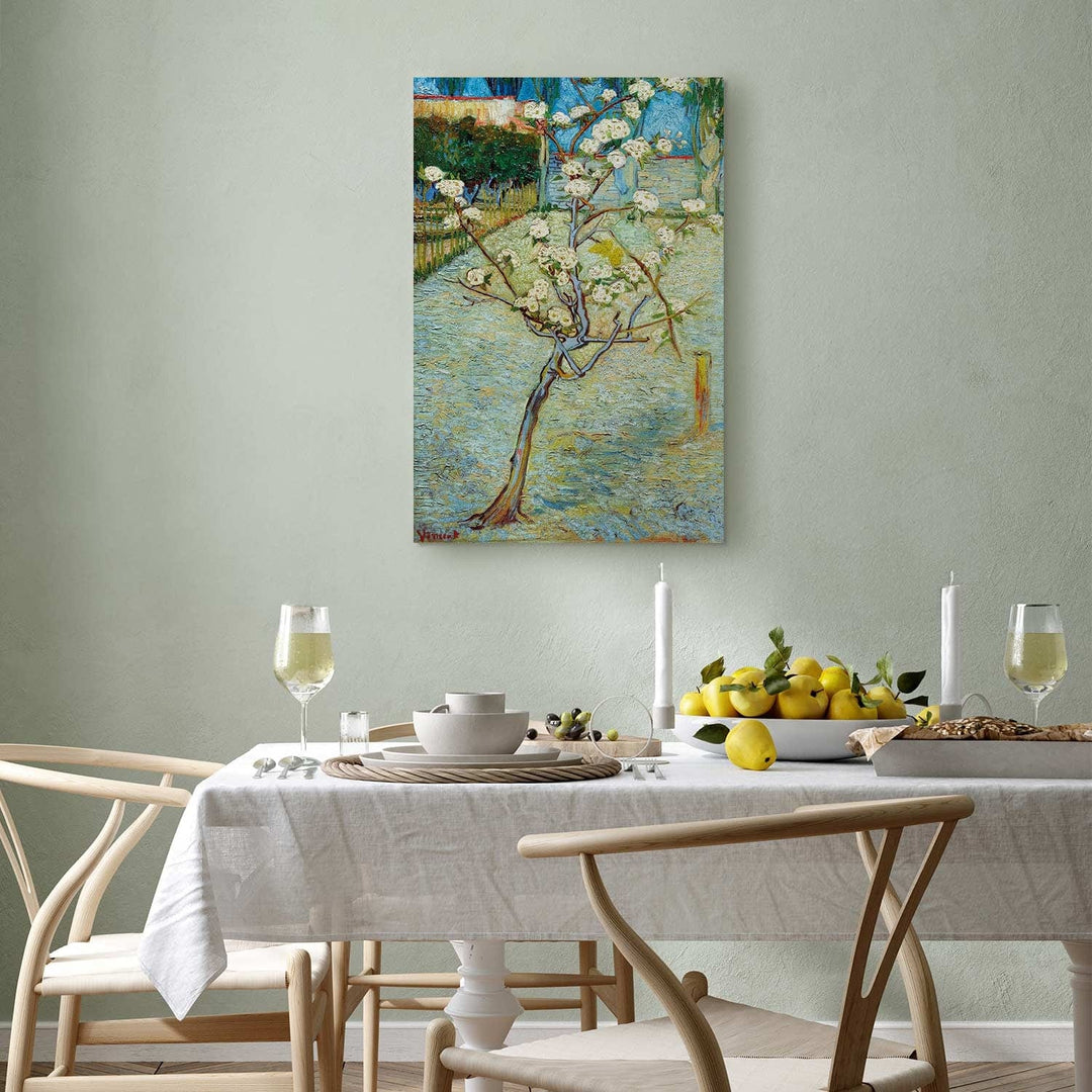 Gleznas reprodukcija /Vinsents van Gogs/ - Ziedošs bumbieru koks G ART