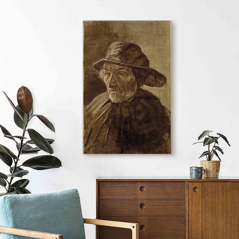 Gleznas reprodukcija (Vinsents van Gogs) - Zvejnieks ar suvenīru G ART