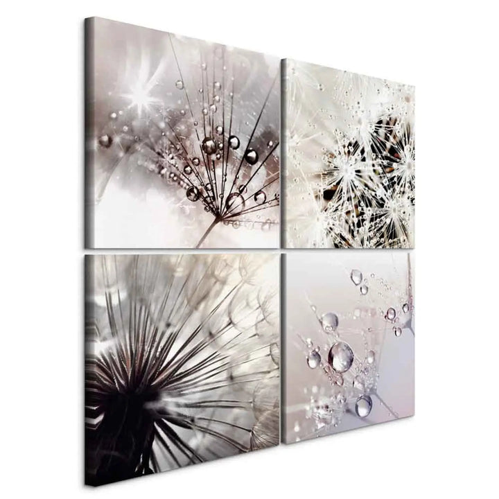 Gleznu komplekts ar pienenēm - Maigs aromāts (x 4) - 118436 ART XL