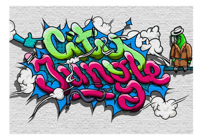 Graffiti fototapetes 60765 Uzraksts - City Jungle G-ART