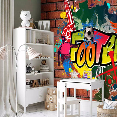 Graffiti Wall Murals - Football fans, 60558g-art