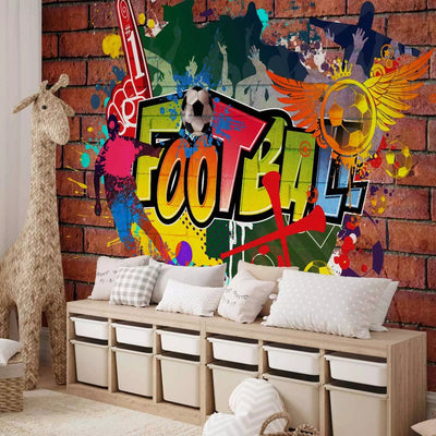 Graffiti Wall Murals - Football fans, 60558g-art