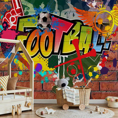 Graffiti Wall Murals - Football fans, 60558g-art