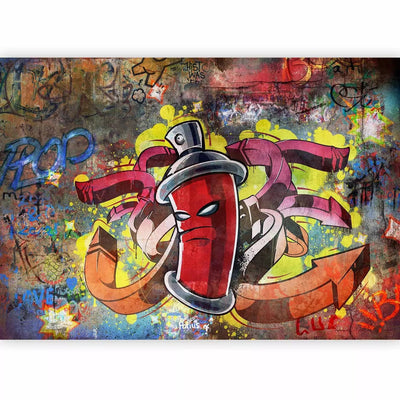 Wall Murals youth room with graffiti and red balloon, 60548g-art