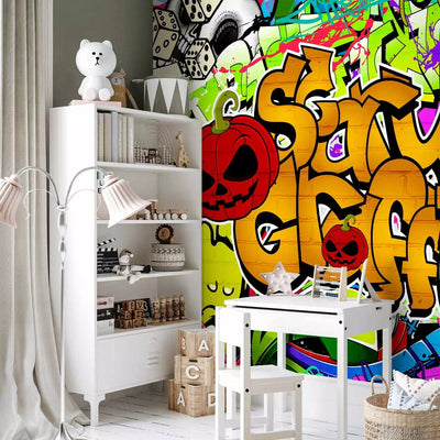 Graffiti Wall Murals for the youth room - Halloween Graffiti, 60762g -Art