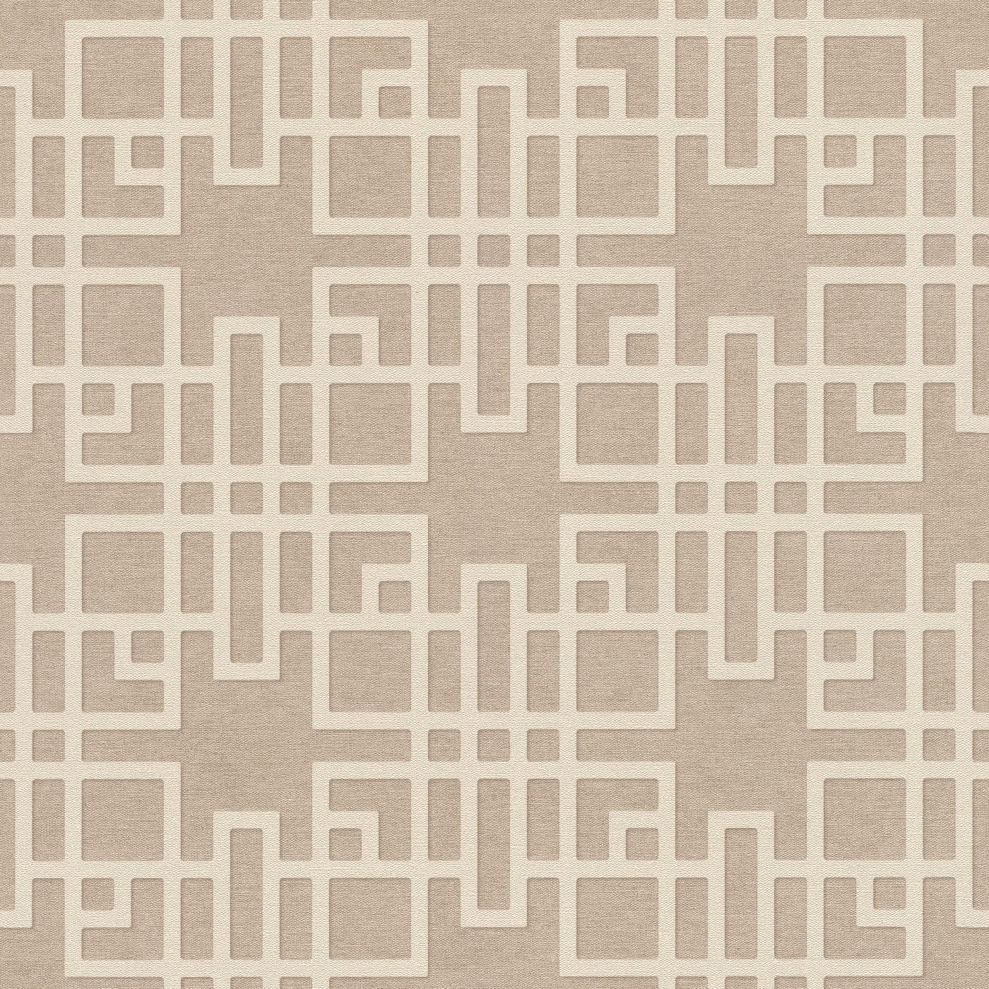 Grafiskas tapetes Japāņu stilā bēšā krāsā - RASCH 1437236 RASCH