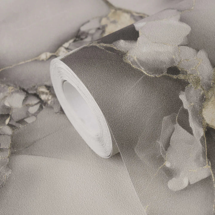 Greznas marmora izskata tapetes ar smalku spīdumu - 3010407 AS Creation