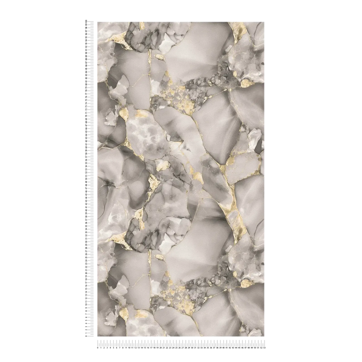 Greznas marmora izskata tapetes ar smalku spīdumu - 3010407 AS Creation