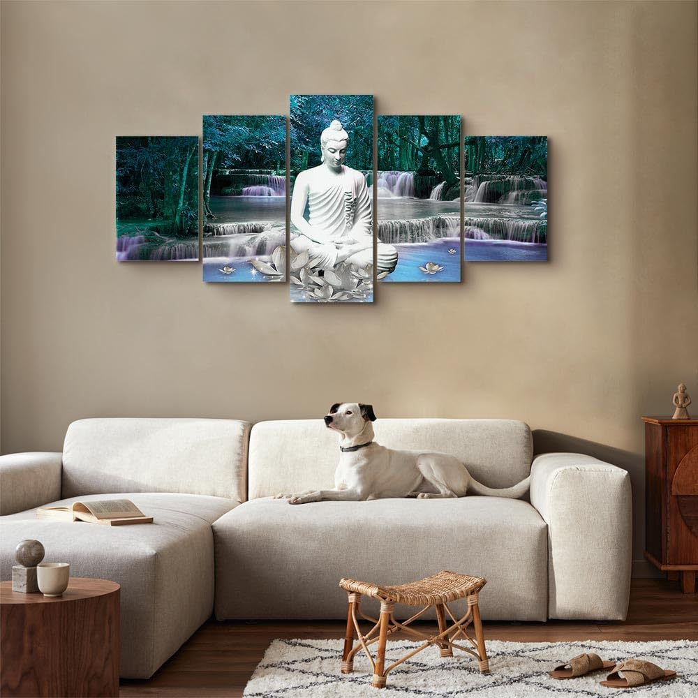 Paveikslai ant drobės Mėlyna malda