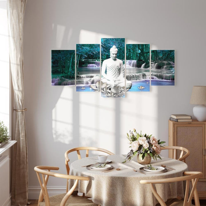 Paveikslai ant drobės Mėlyna malda