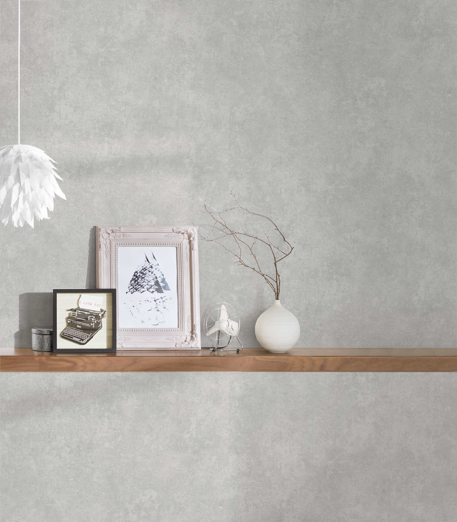 Tapetes 376543 Gaiši pelēkos toņos - vintāža Tapetenshop.lv