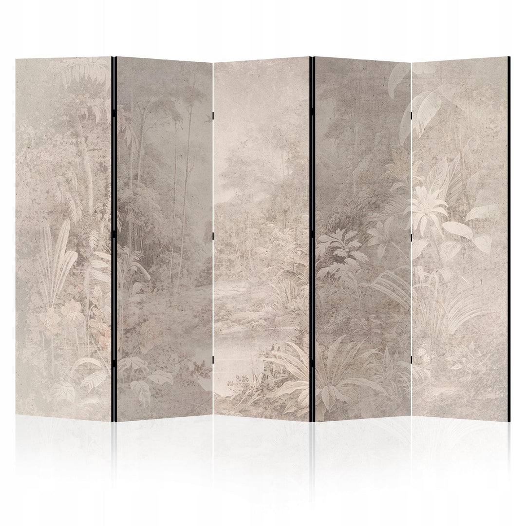 Istabas aizslietnis, divpusējs, 225x172, Džungļi bēšos toņos L-ART