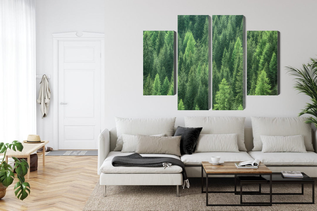 Kanva - 3D zaļā meža skats, N-1951 X-ART