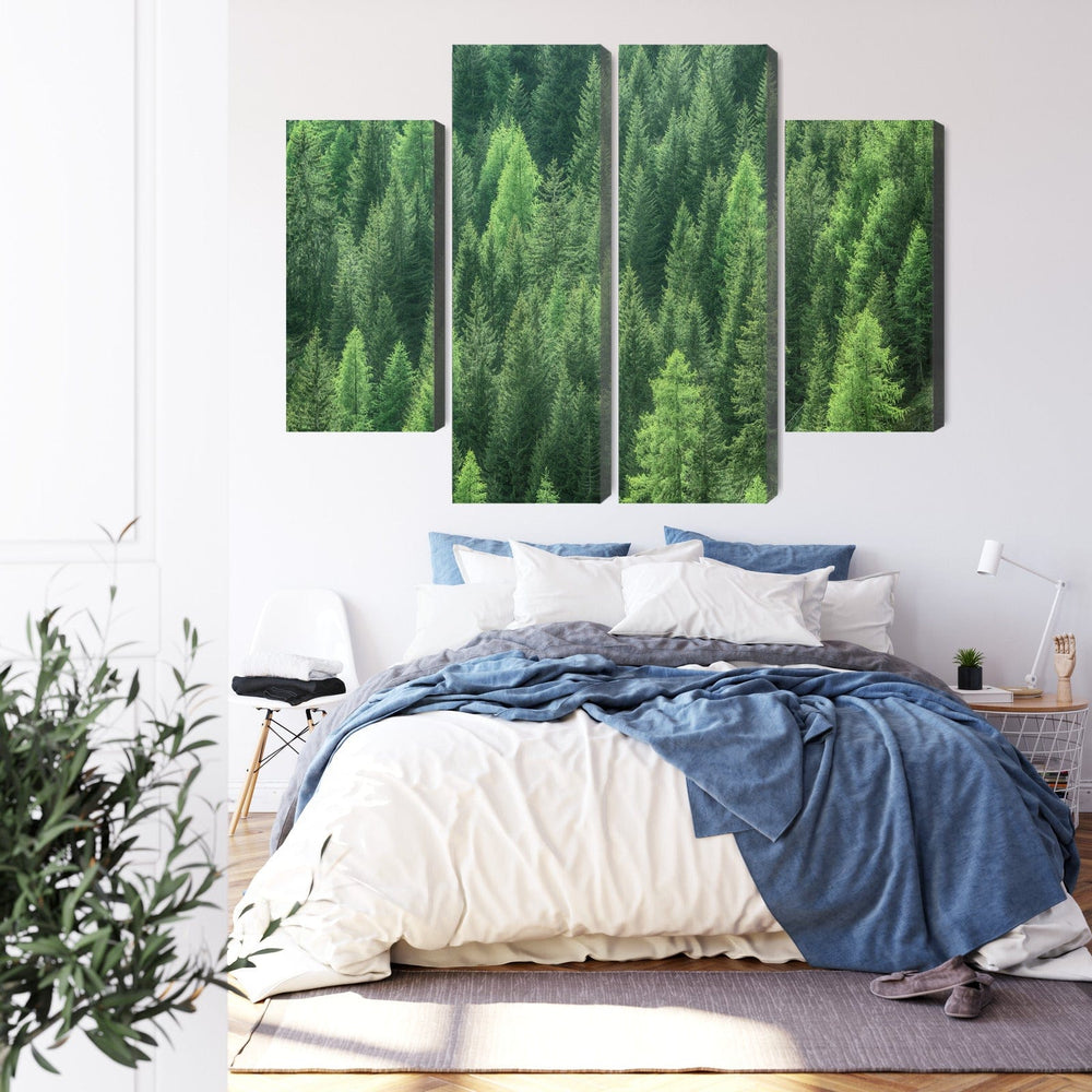 Kanva - 3D zaļā meža skats, N-1951 X-ART