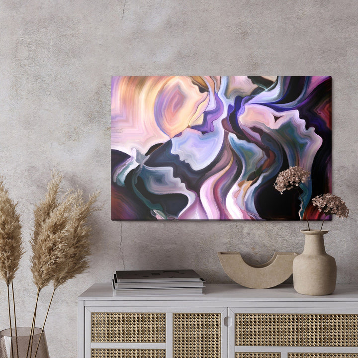 Kanva - Abstrakcija un sejas, N-846 X-ART