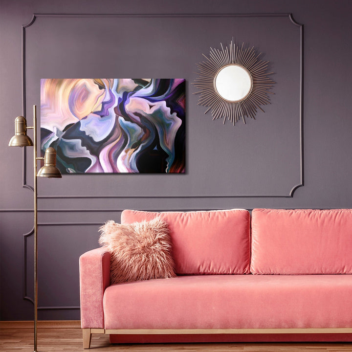 Kanva - Abstrakcija un sejas, N-846 X-ART