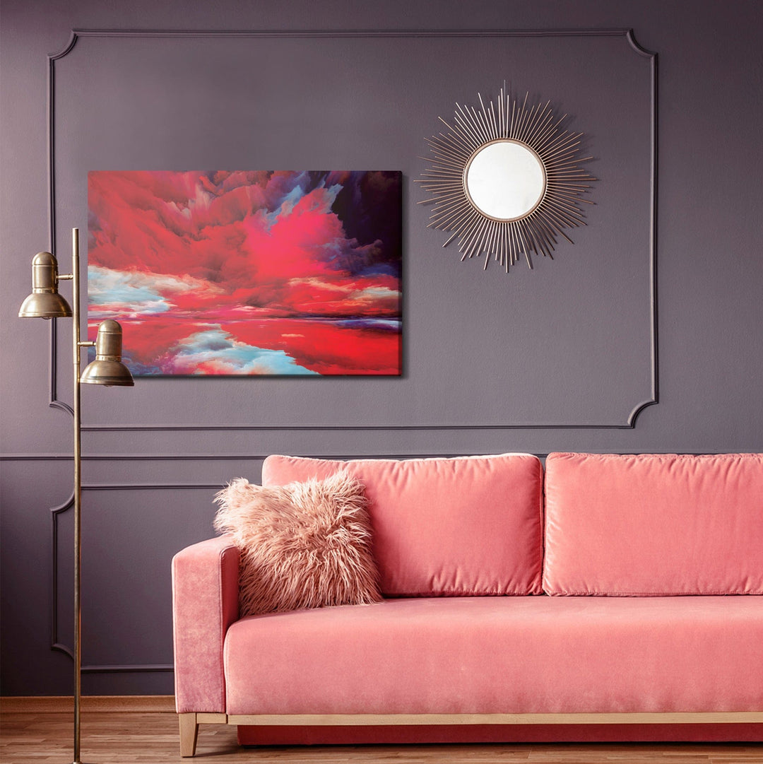 Kanva - Abstrakta sarkana debesis, N-893 X-ART