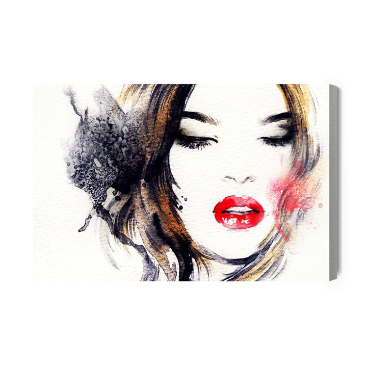 Kanva - Abstrakta sieviešu portreta glezna, N-41 X-ART