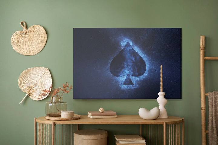 Kanva - Abstrakts pīķa simbols, N-4298 X-ART