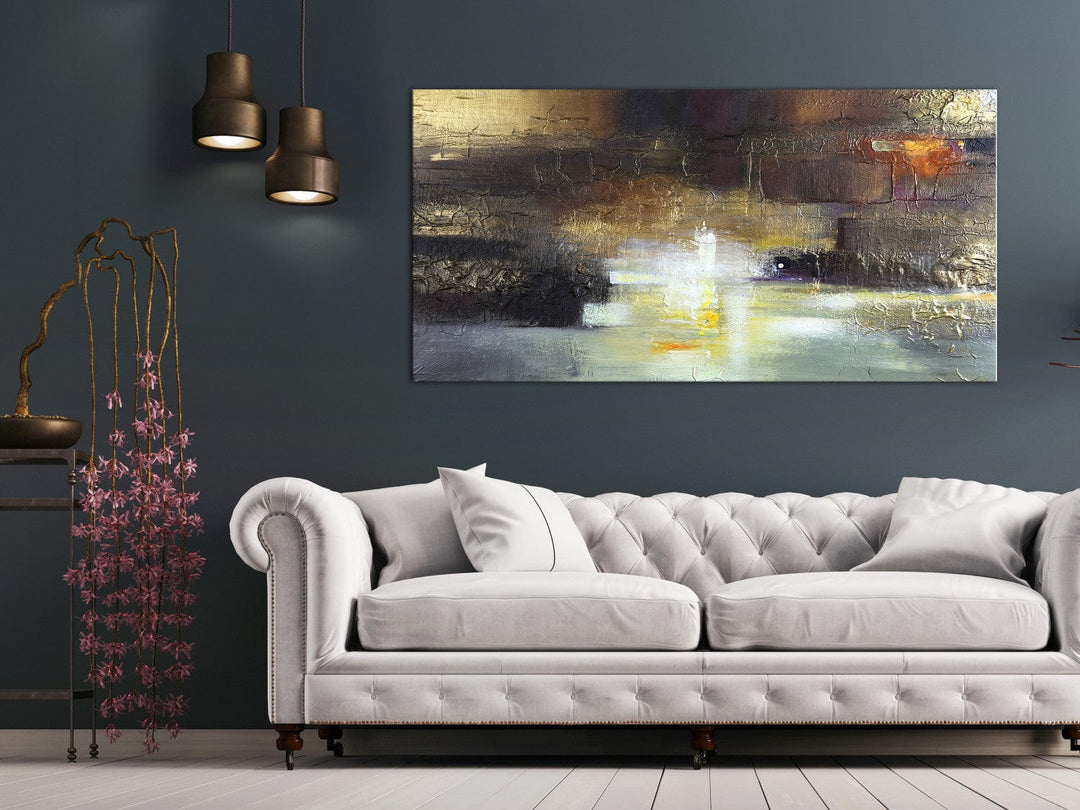 Glezna - Abstrakts raksts ar eļļas gleznas imitāciju, (x 1), 118630 G-ART.