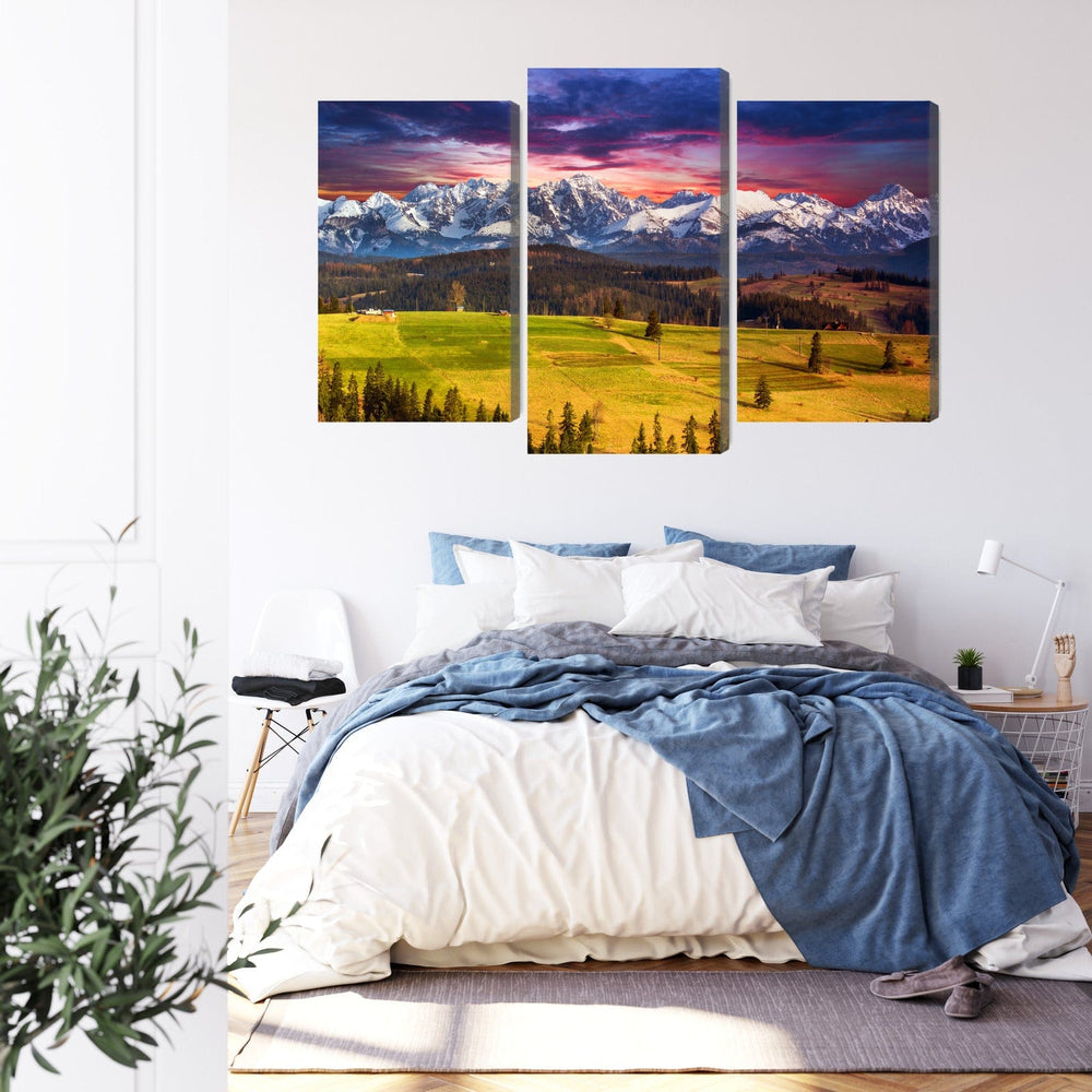 Kanva - Ainava ar Polijas Tatru kalniem, N-4366 X-ART