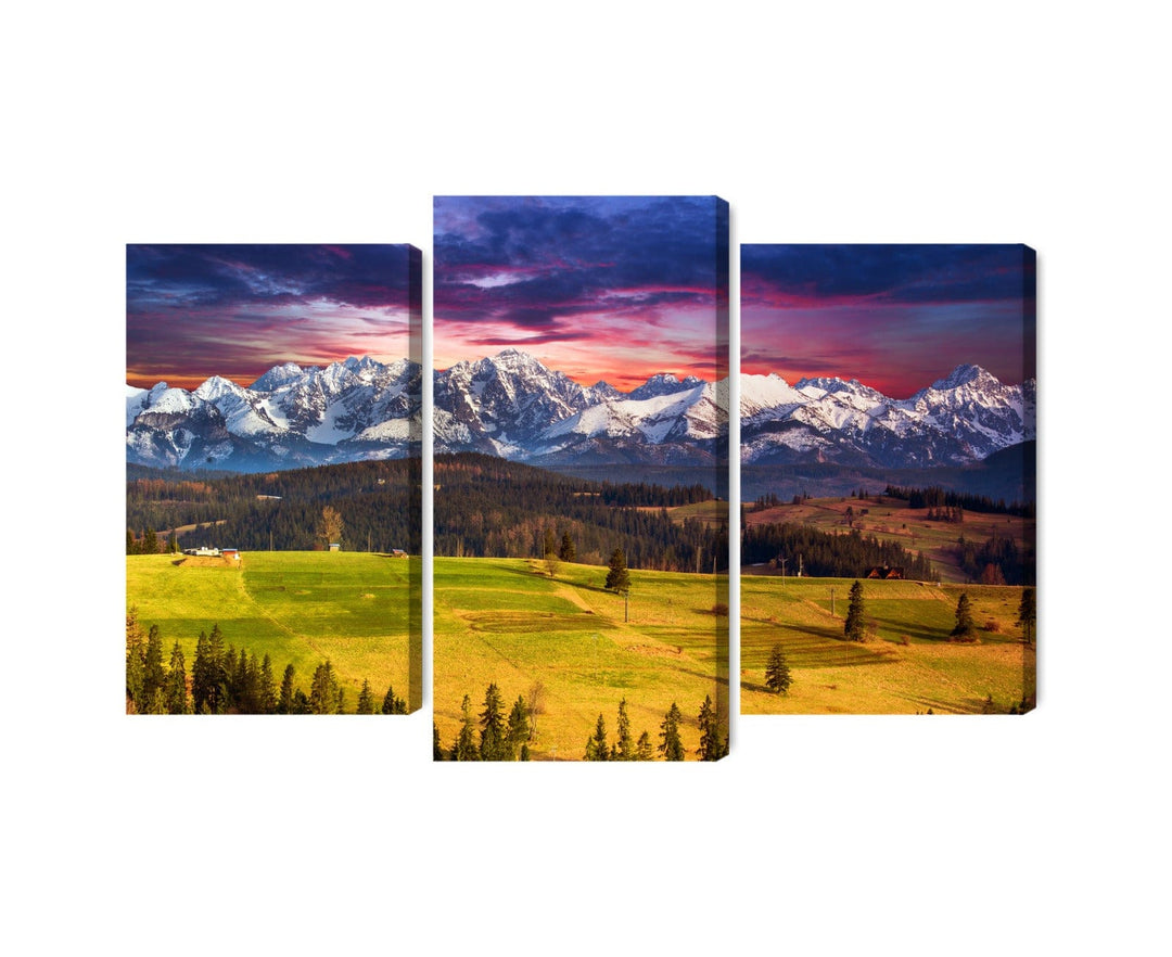 Kanva - Ainava ar Polijas Tatru kalniem, N-4366 X-ART