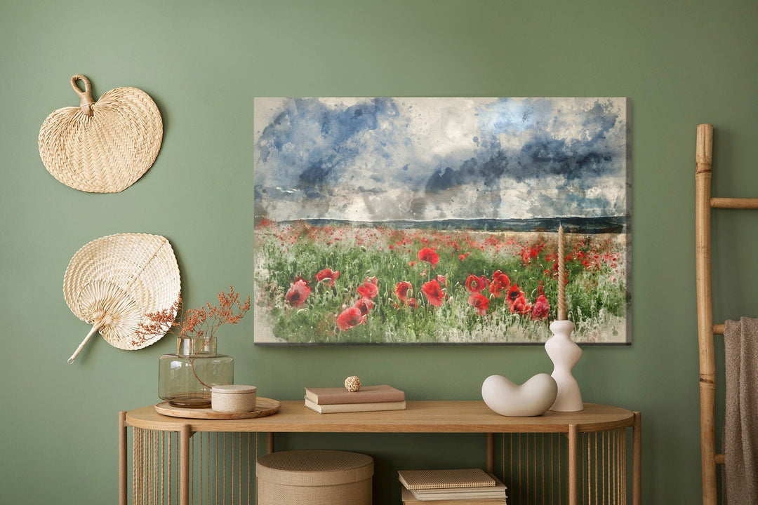 Kanva - Akrila ainava ar magonēm, N-1515 X-ART