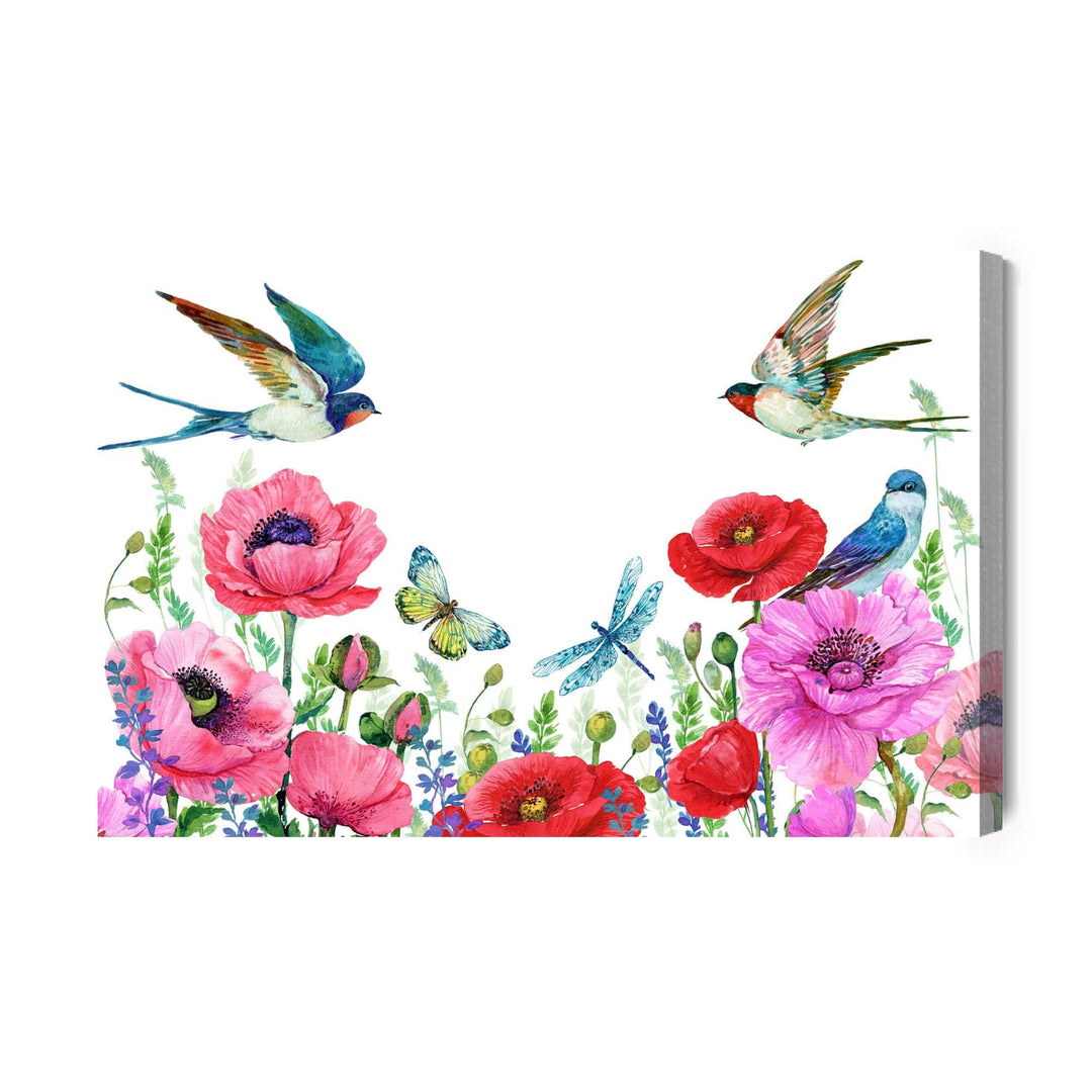 Kanva - Akrila magones un bezdelīgas, N-1519 X-ART