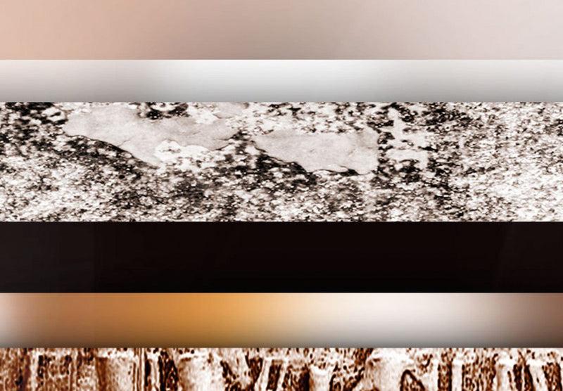 Kanva ar abstrakciju brūnā krāsā - Kanēļa klints, 56601 G-ART