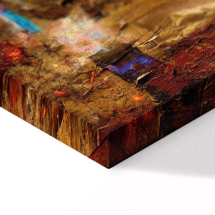 Glezna ar abstrakta rakstu - Zelta struktūra - dažādi izmēri ART XL