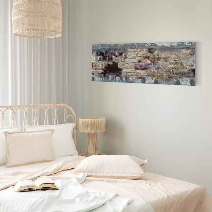 Abstrakta Glezna "Akmens Laiks" – Ķieģeļu Tekstūras Imitācija ART XL