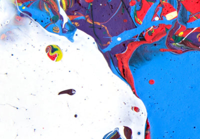 Kanva ar daudzkrāsainu abstrakciju - Krāsaina iztēle, (x5), 92012 G-ART