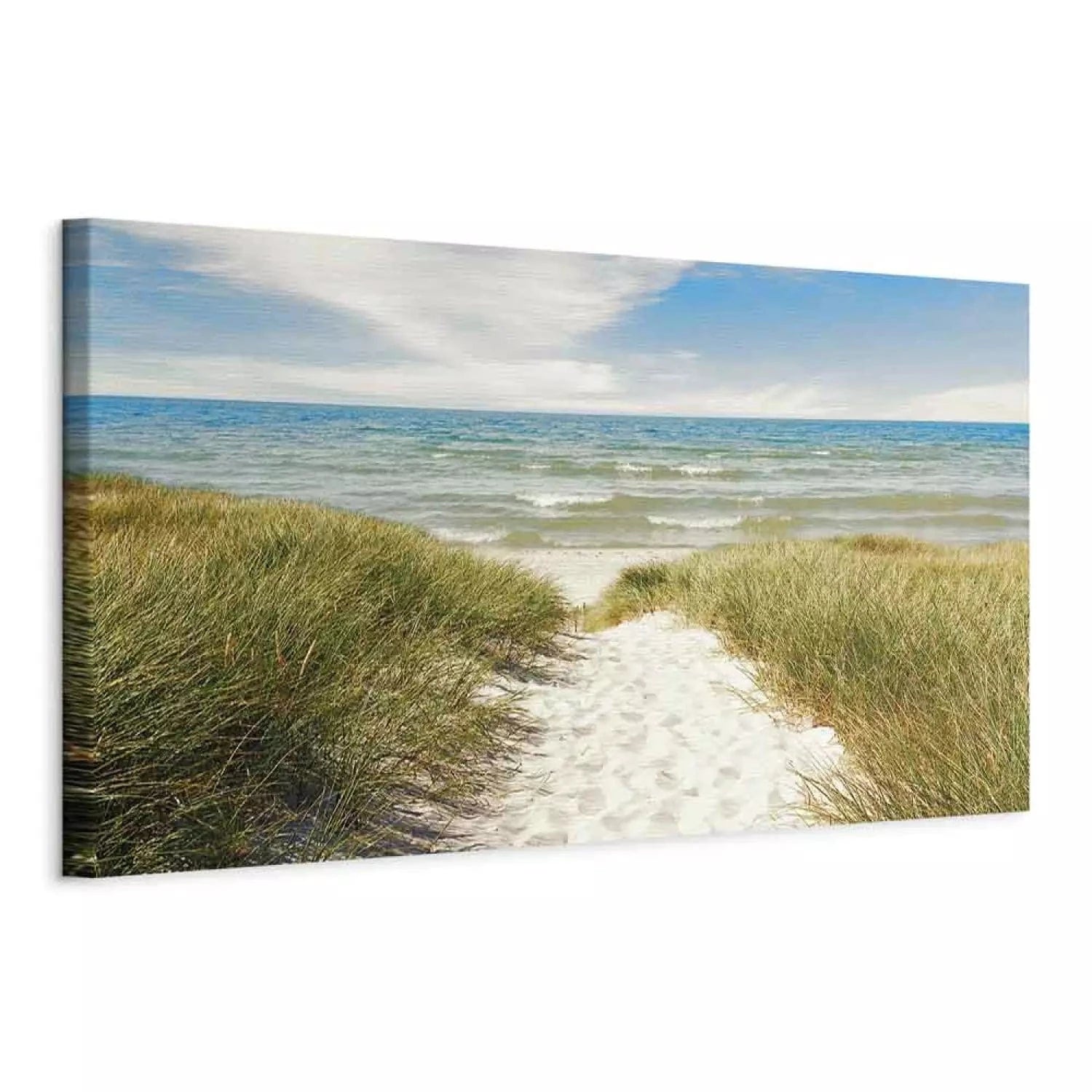 Glezna ar jūru (košas krāsas) - Jūras vilinājums, 91665, zilā un zaļā G-ART