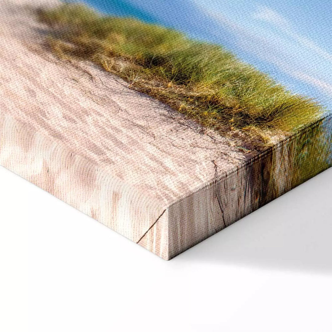 Glezna Piejūras Sapnis – Jūra un Pludmale Zilos/Zaļos Toņos ART XL